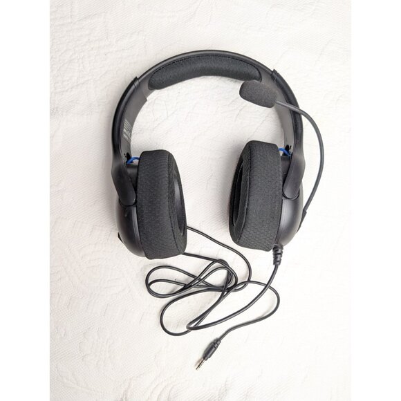 PDP LVL 50 GamingPlaystation PS4 Black Wired Stereo Gaming Headset w/ Mic Used - Picture 1 of 16